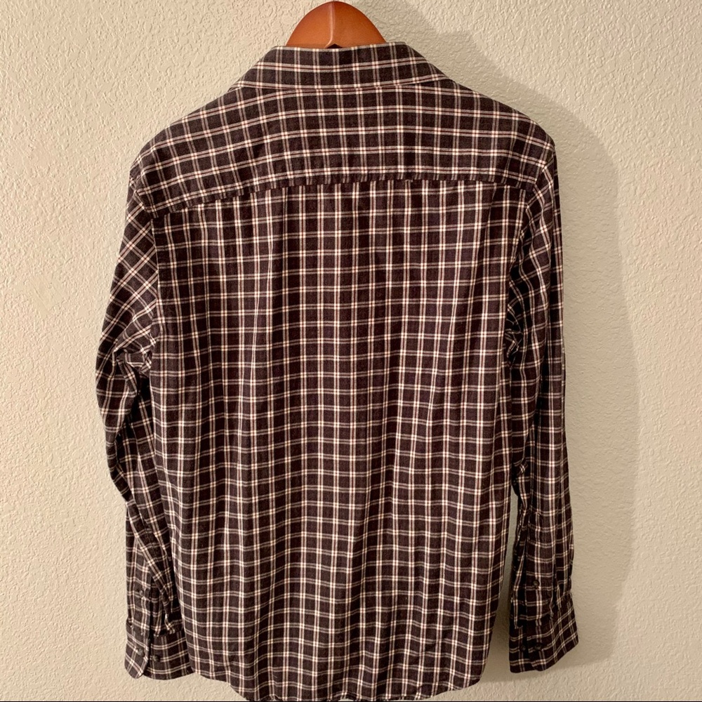 Joseph Abboud Button Down Flannel Shirt - Picture 2 of 3